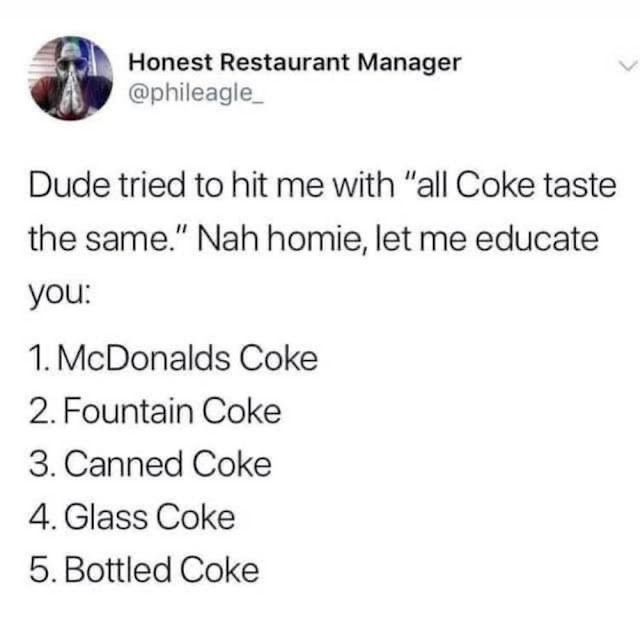 Coca Cola Ranking