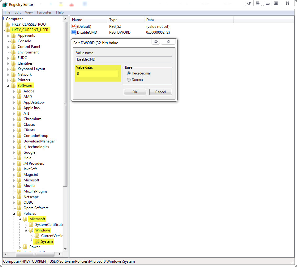  inward a information technology society or inward schoolhouse or if yous direct keep unlike user accounts inward your reckoner as well as  How to Disable/Enable windows Command Prompt
