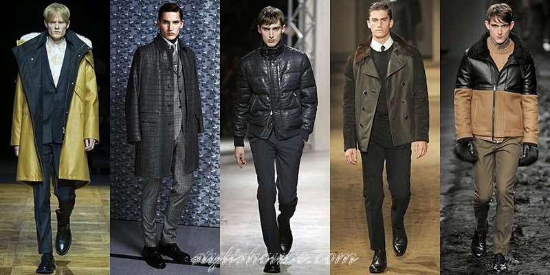 Winter 2015 Men's Coats Fashion Trends