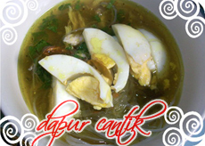 Gambar Masakan Soto Ayam Bening Dapur Cantik