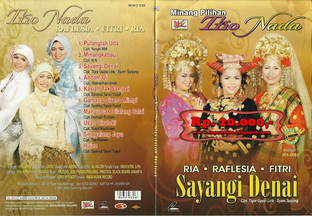 Trio Nada - Sayangi Denai (Album Minang Pilihan)