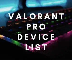 VALORANTプロのデバイス一覧