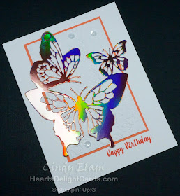 Heart's Delight Cards, Piece of Cake, Butterfly Beauty Thinlits, Birthday Card, Lace Dynamic TIEF, Butterflies, Stampin' Up!, Occasions 2019, 