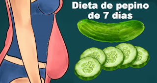  DIETA DEL PEPINO PARA ADELGAZAR 7 KILOS EN 7 DÍAS 