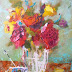 Afternoon Treat Mixed Media Paintings by Arizona Artist Amy Whitehouse