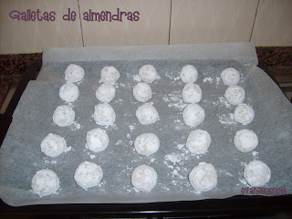 galletas antes de hornear