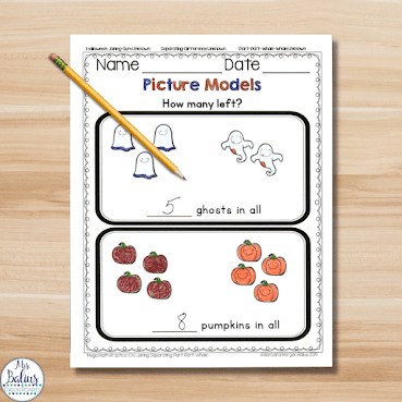 Celebrating the seasons in math class is fun especially with this Halloween resource.