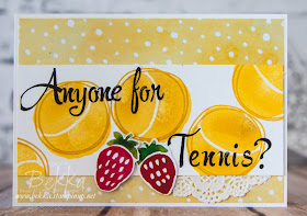 Anyone for Tennis Card Featuring the Suite of the Week - Fruit Stand from Stampin' Up! UK