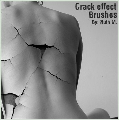 crack effect brushes