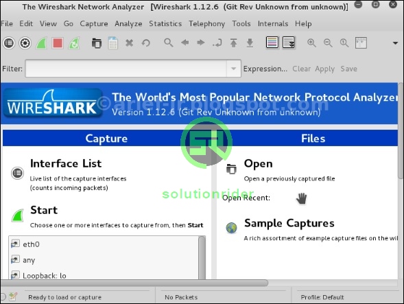 Wireshark - Sniffing & Spoofing - Kali Linux - solution rider