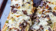 Philly Cheese Steak Cheesy Bread
