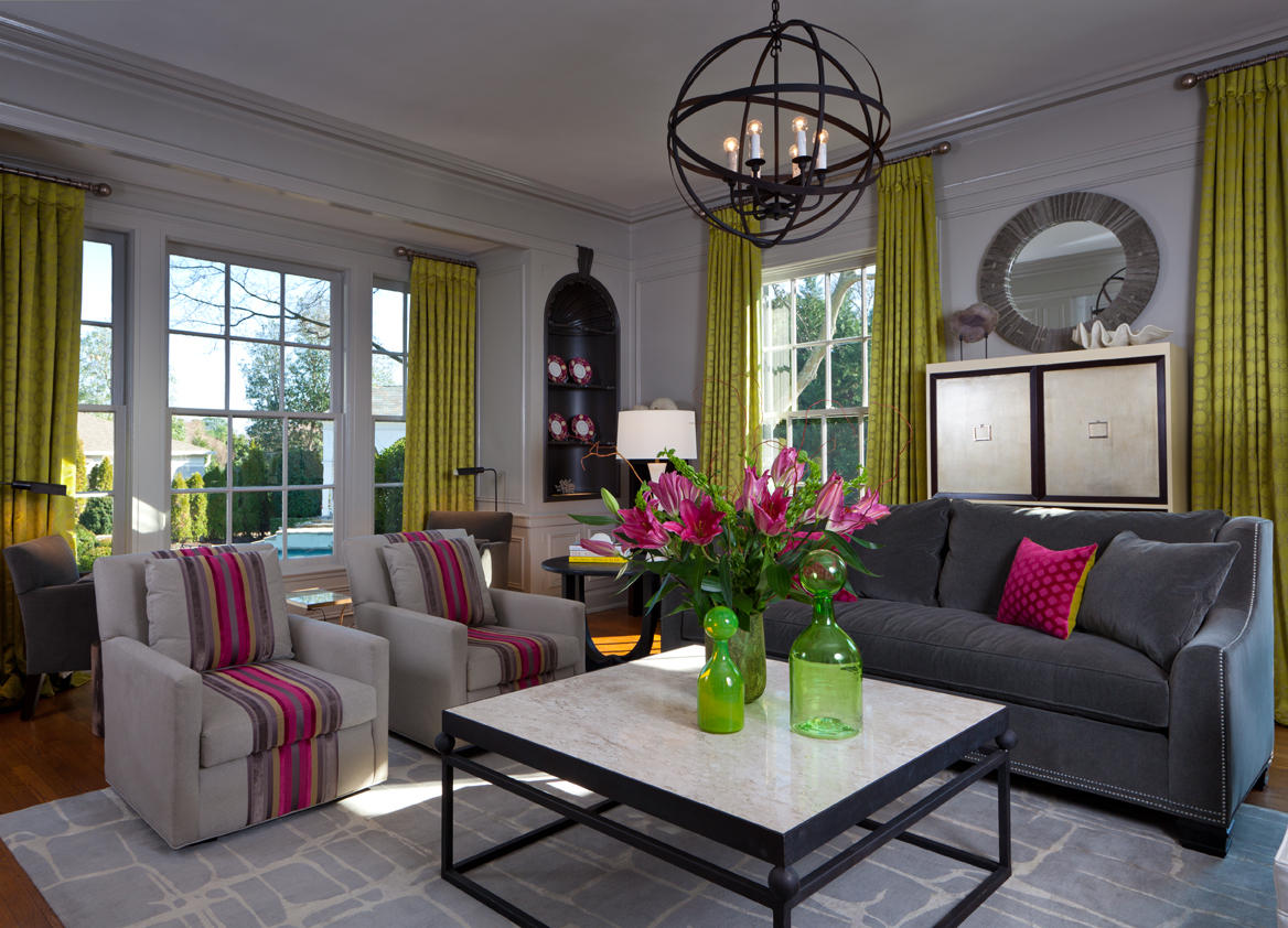 Eye For Design  Decorating  Your Interiors With Pink  And Grey 