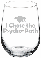 Psychology wine glass