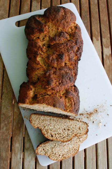 pan integral de miel facil sin panificadora para desayunar