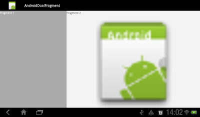 Dual Fragment App