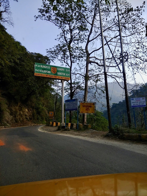 On the way to Sikkim