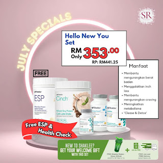 Promosi Shaklee Julai Hello New You 2023