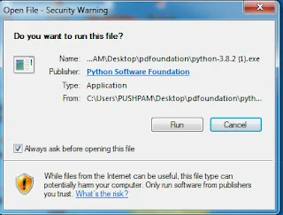 install the Python
