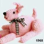   patron gratis perro amigurumi de punto, free knit amigurumi pattern dog