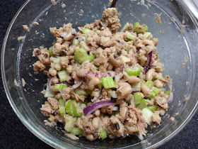 Insalata di tonno e fagioli croccante - Beans and tuna crunchy salad
