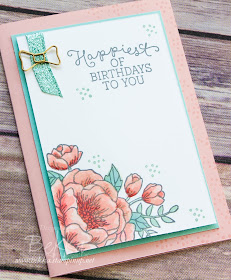 Birthday Blooms Card - A Class You Could Take.  Get the details here