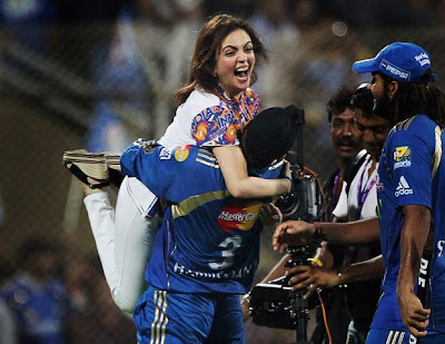 Harbhajan Singh with Nita Ambani Hot Photo