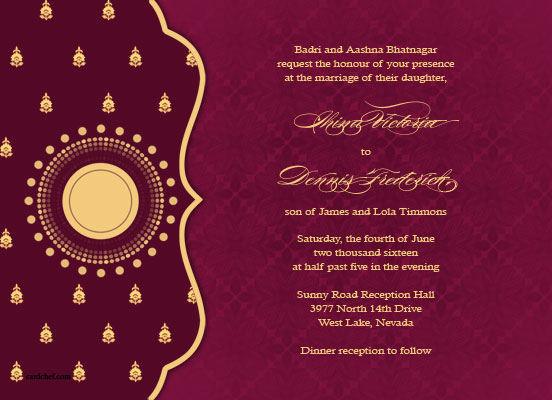 Offset Printing Invitation Cards