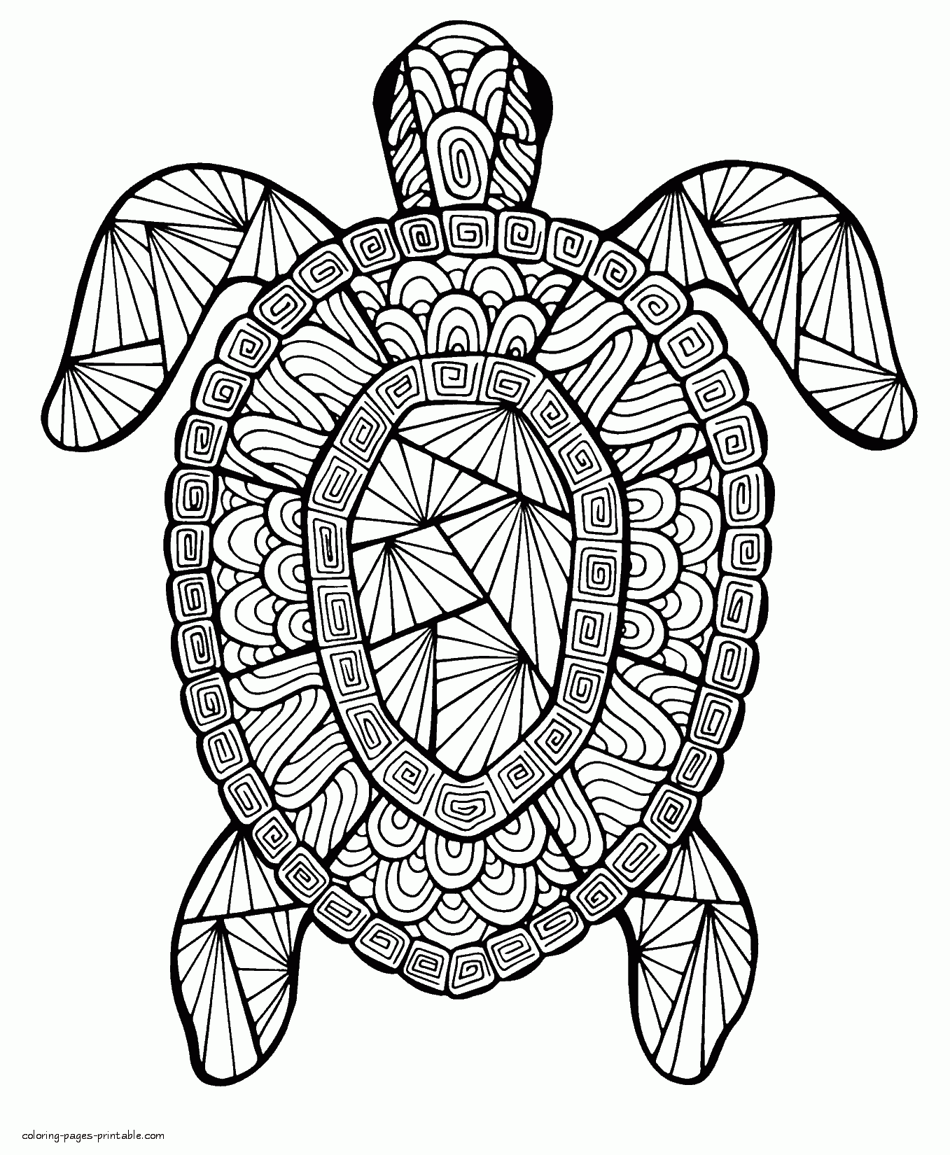 Free Animal Coloring Pages For Kids