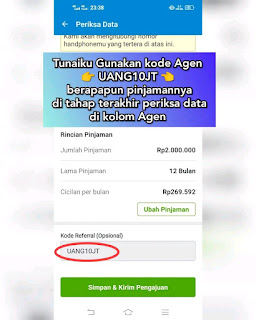 Kode Refferal tunaiku UANG10JT tingkat persetujuan tinggi