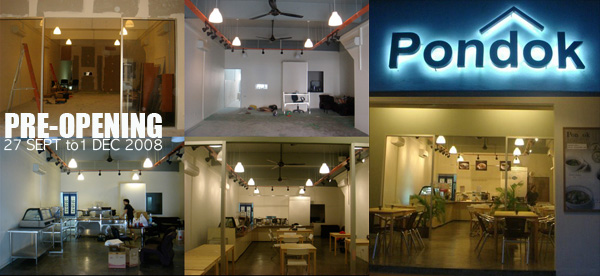 pondok cafe work in progress photos