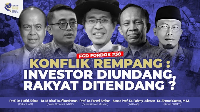Memilukan! Investor Diundang Rakyat Rempang Ditendang? 