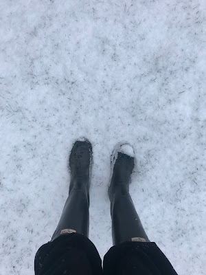 Hunters, Boots, snow, england 