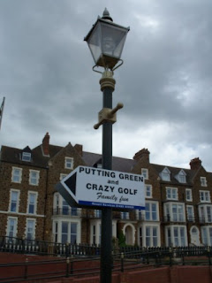 Putting and Crazy Golf courses at the Victorian Pavilion, North Promenade in Hunstanton, Norfolk