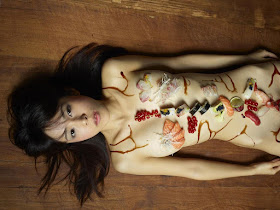 Japanese Nyotaimori (Naked Body Sushi)