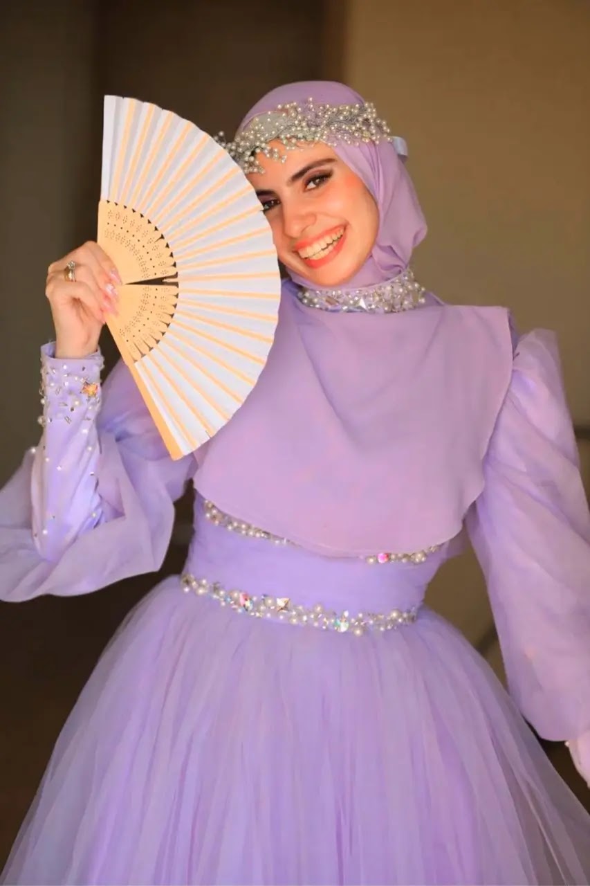 صور فساتين محجبات سواريه 2025 أجدد الفساتين