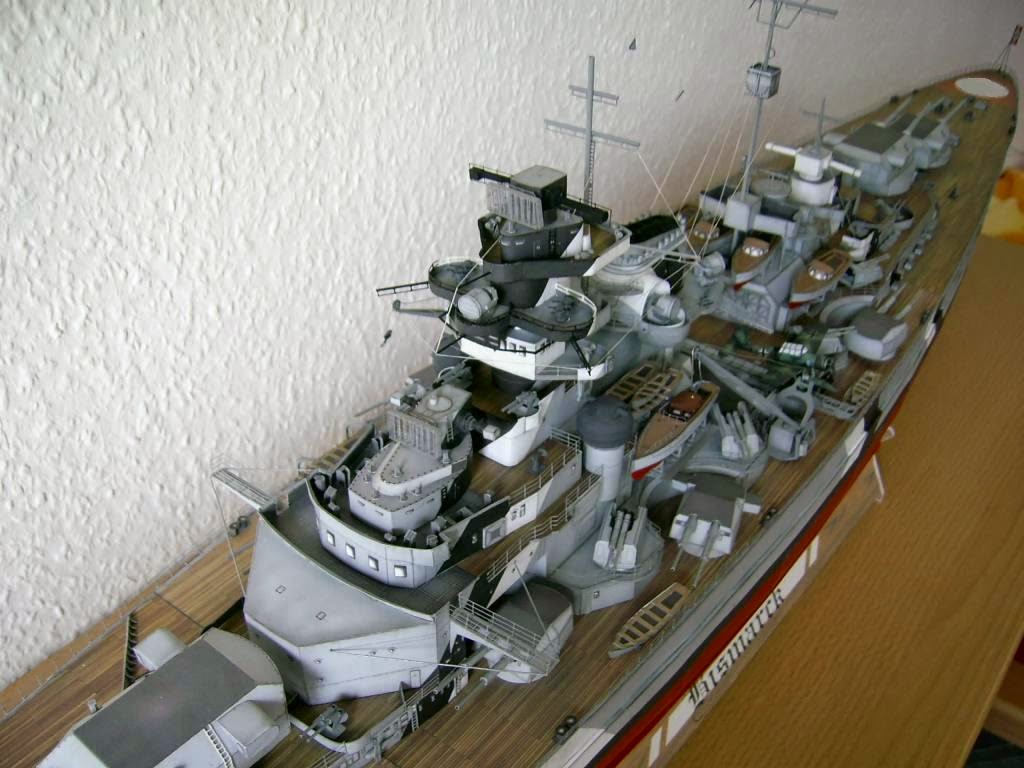 Papermodel Kapal Perang & Lain2: Papercraft Bismarck