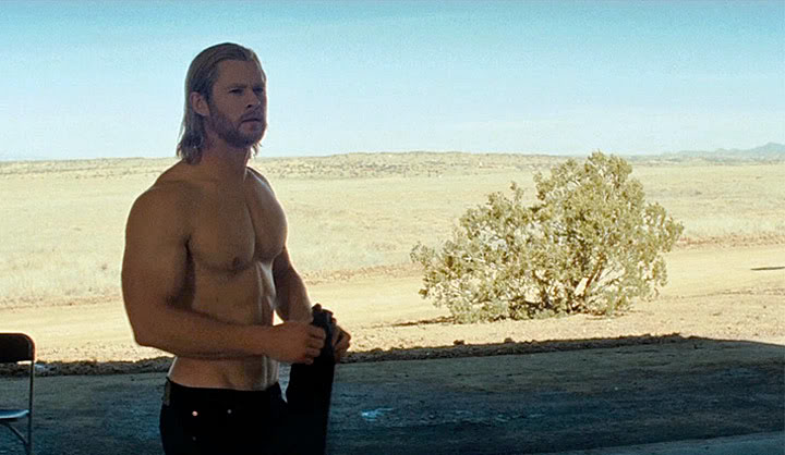 chris hemsworth thor shirtless. during the Shirtless scene