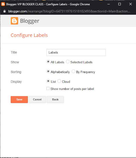 How to Add Categories in Blogger