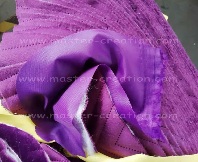 purple material swatches