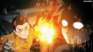 モブサイコ100アニメ 3期11話 爪 ボス 鈴木統一郎 | Mob Psycho 100 Episode 36