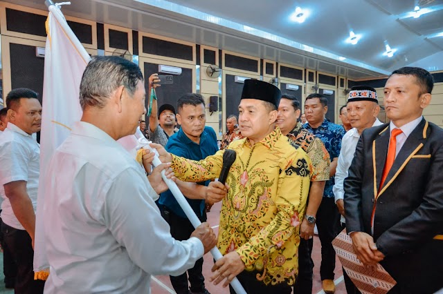 MELANTIK LPPD KECAMATAN SE-KABUPATEN BATU BARA, INI PESAN BUPATI Ir. H. ZAHIR, M.AP 