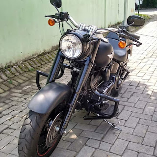 Jual HD Fatboy 2011 Black Denim