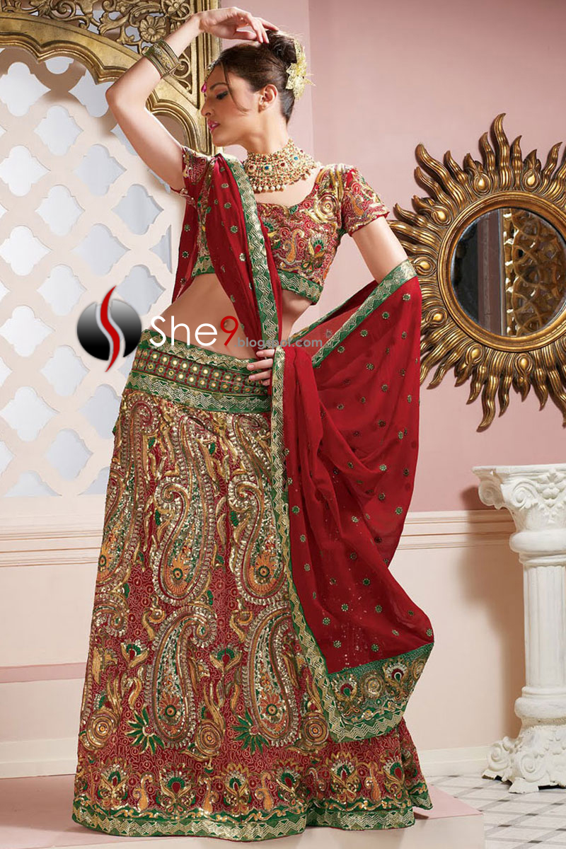 indian wedding gown