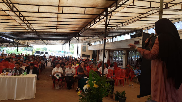 Sosialisasi Dinas Kependudukan dan Pencatatan Sipil Kota Batam beserta KPU di Gereja PMBPA Sagulung