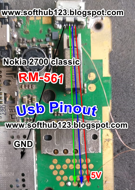 Nokia 2700 classic RM-561 Usb Pinout Charging Ways charging solution 2021