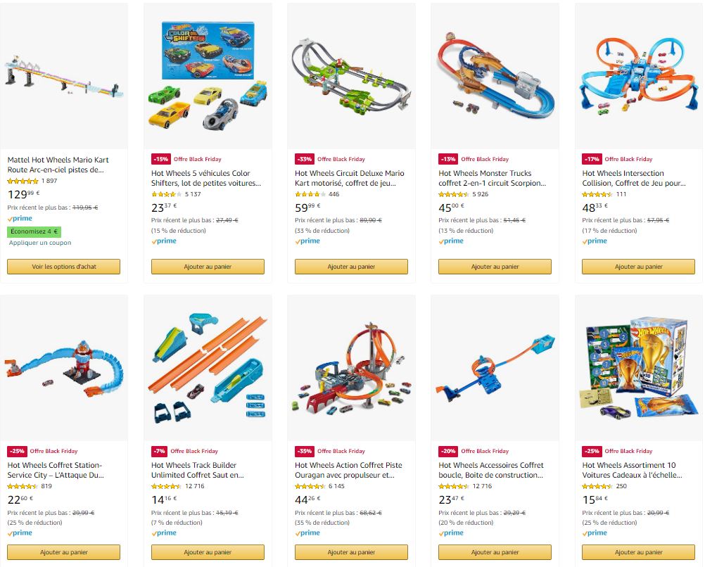 Les produits Hot Wheels disponibles chez  - Mininches