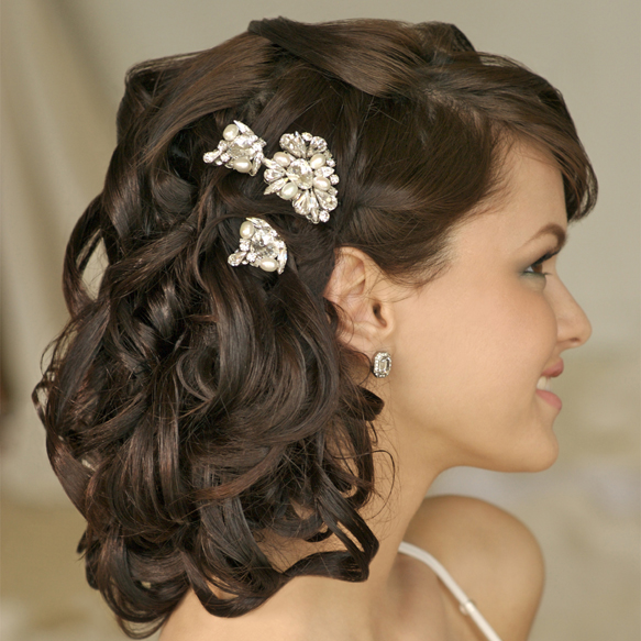 Curly Half Up Half Down Prom Hairstyles