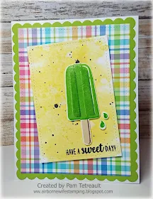 Sunny Studio Stamps: Perfect Popsicles Sweet Day Card by Pam Tetreault