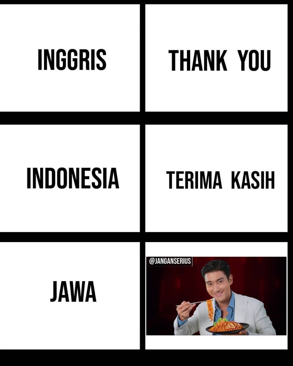11 Meme Lucu Bahasa Jawa Vs Bahasa Indonesia Ini Kocaknya Bikin Mikir Lucume Gambar Meme Berita Cerita Video Lucu