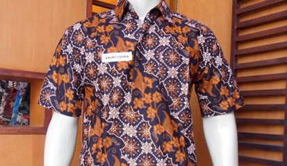 Trend Model Baju Batik Formal Pria Motif Terbaru 2014